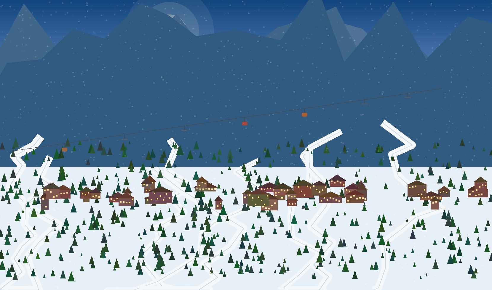 winter alpine scene 73