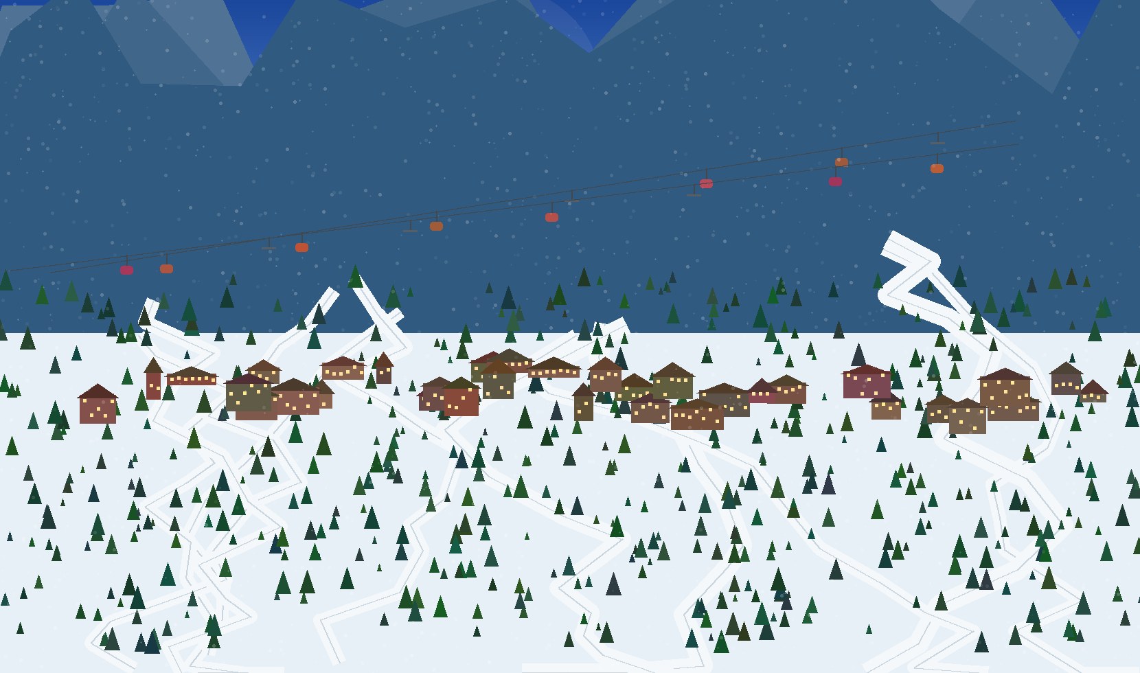 winter panoramic scene 74