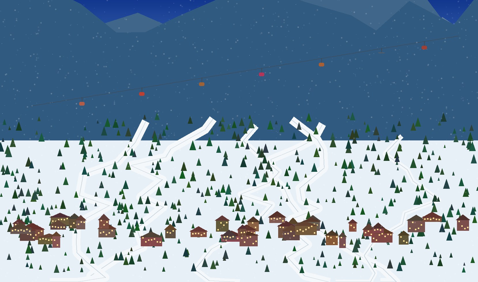 winter alpine scene 74