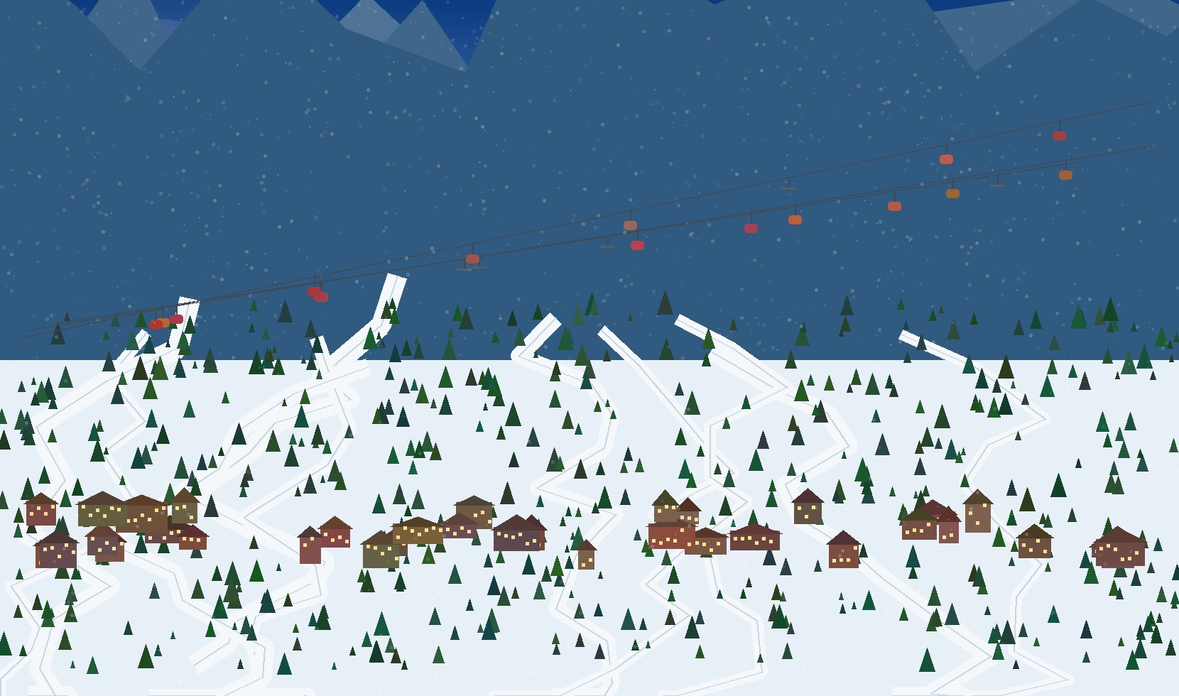 winter alpine scene 76