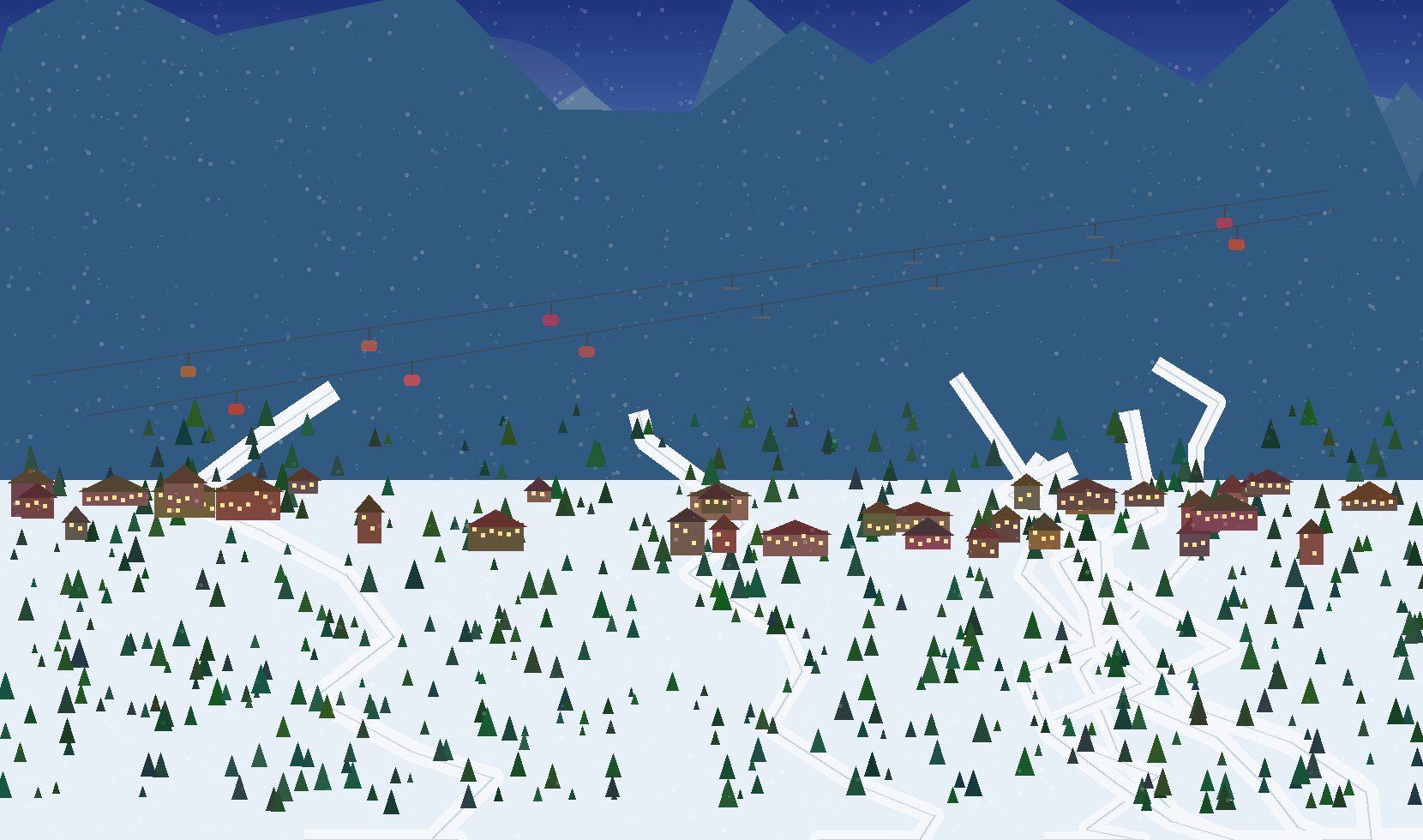 winter panoramic scene 78