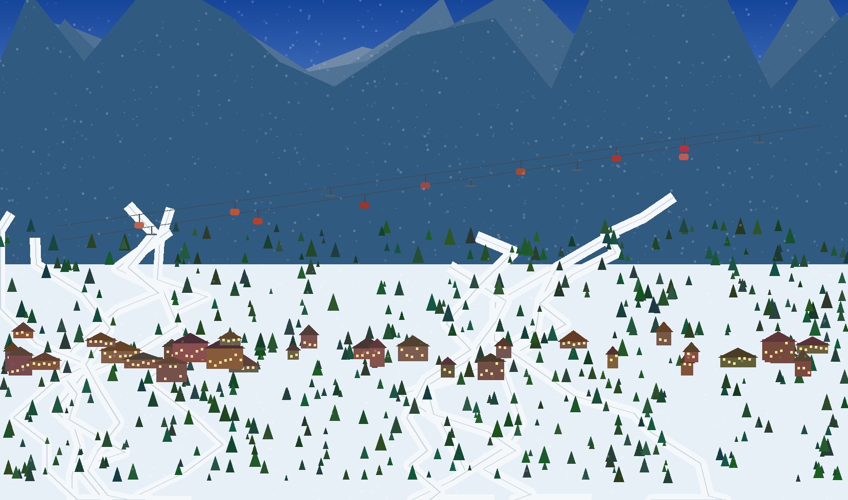 winter alpine scene 78