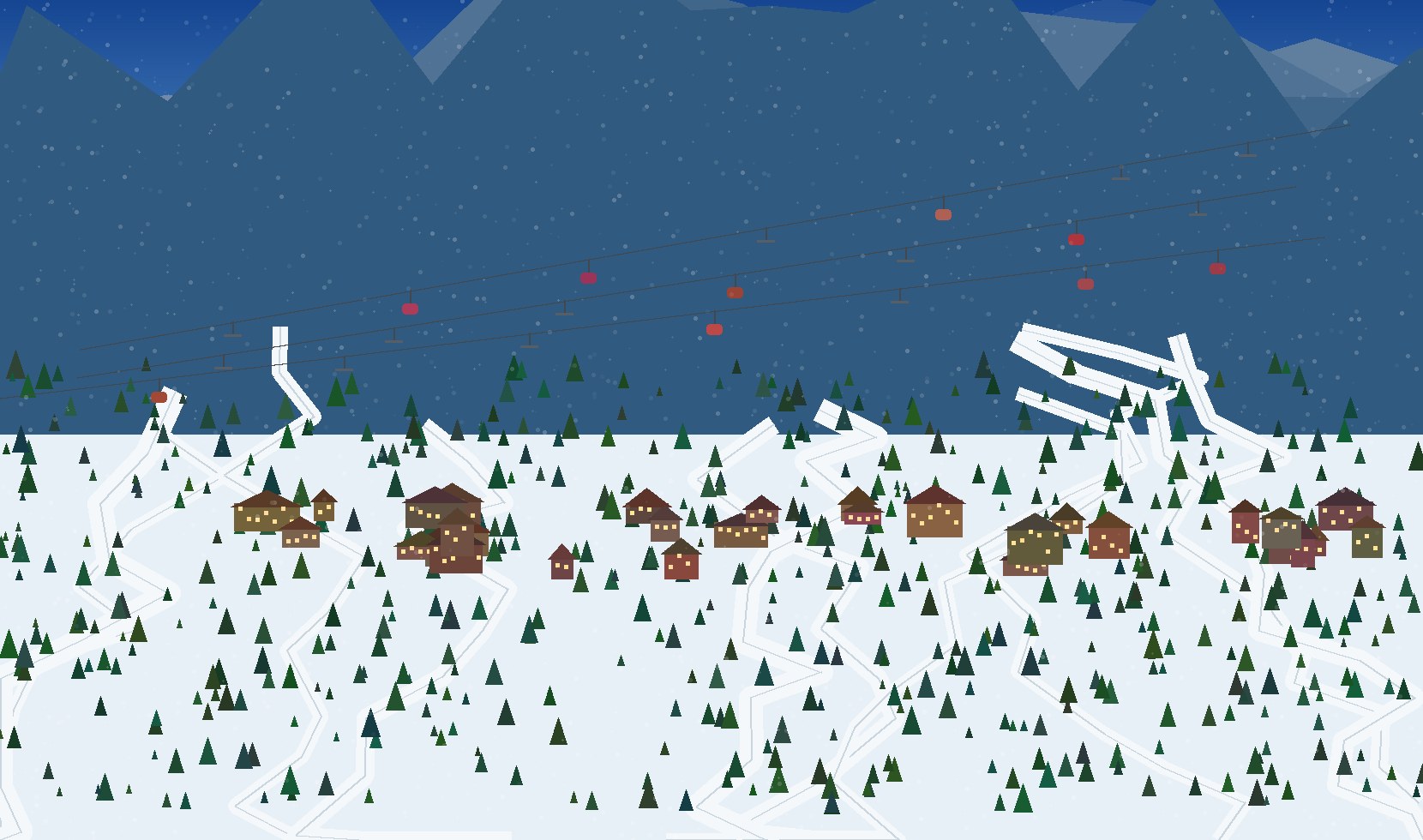 winter alpine scene 80