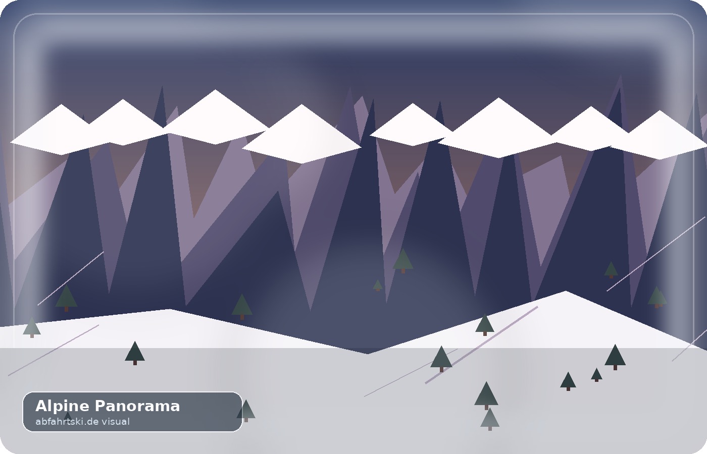 alpine panorama sunrise
