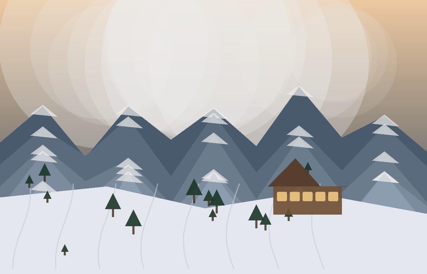 Alpine basecamper og skihotell