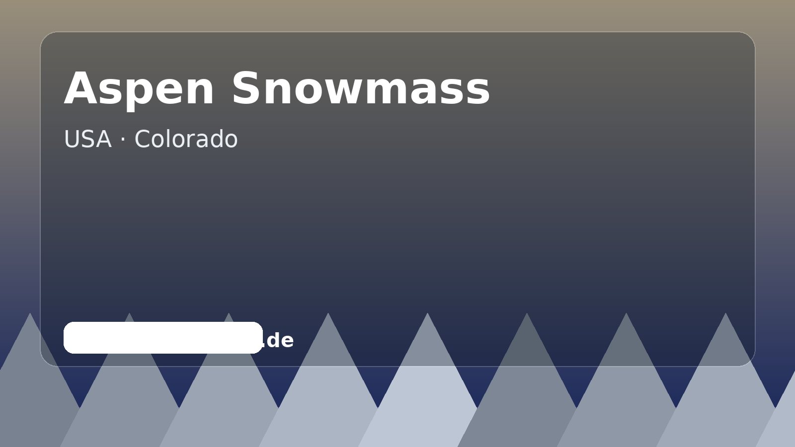 Aspen Snowmass