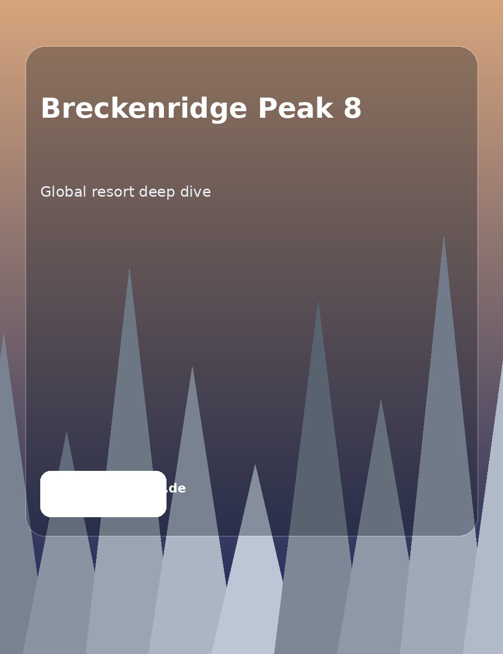 Breckenridge Peak 8