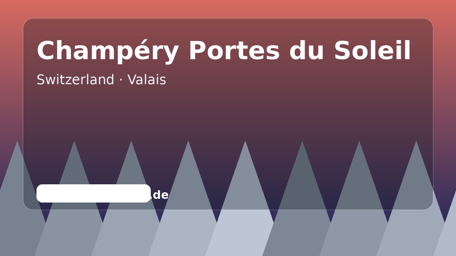 Champéry Portes du Soleil