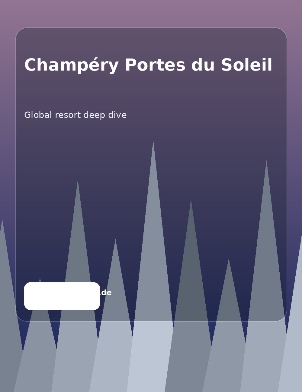 Champéry Portes du Soleil