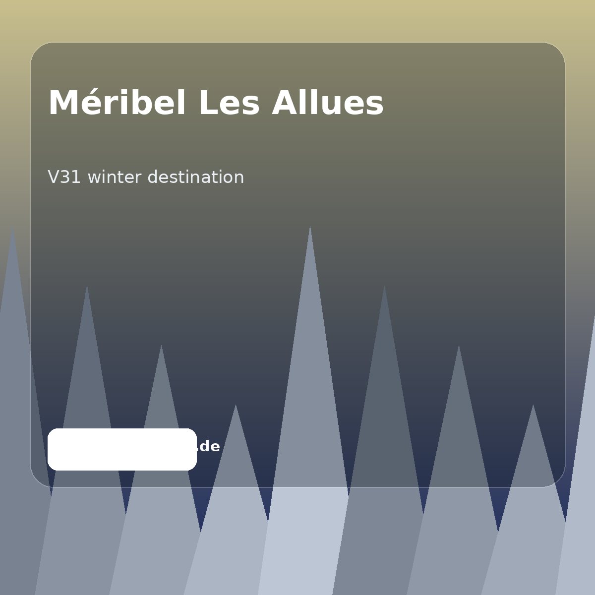 Méribel – Resort profile