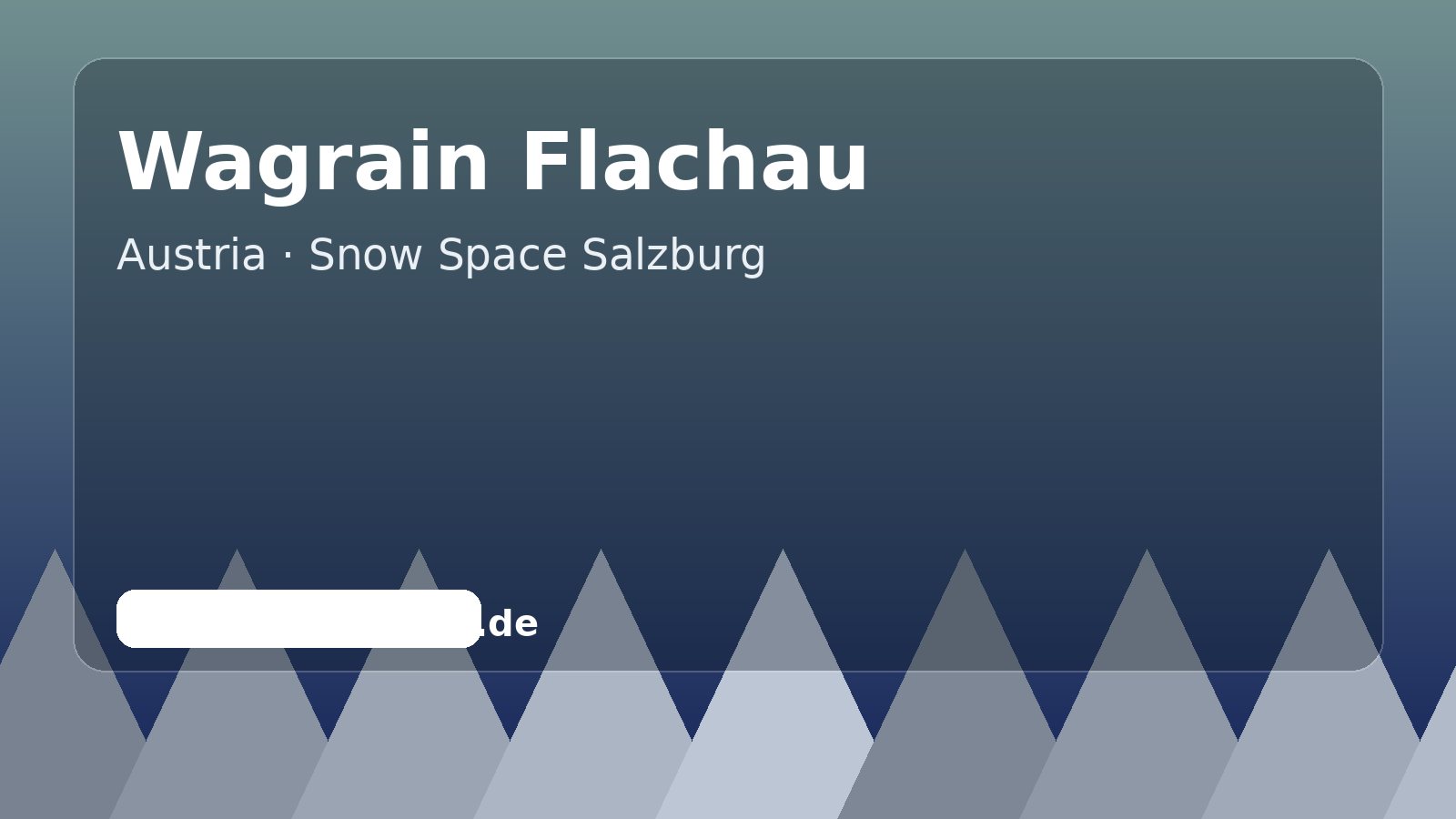 Wagrain Flachau
