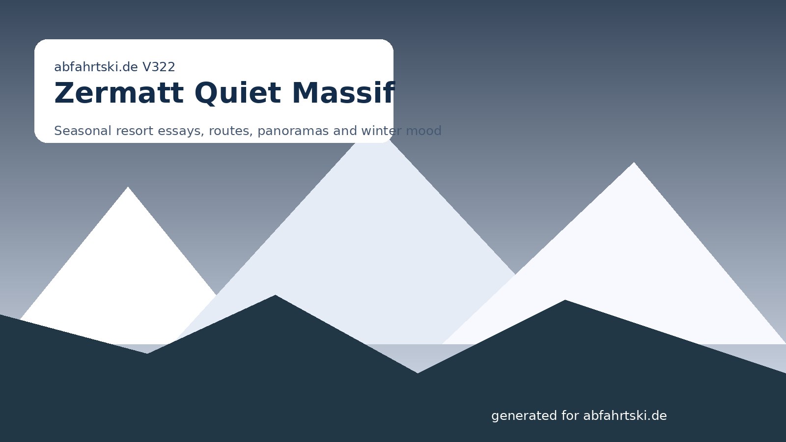 Zermatt & Matterhorn