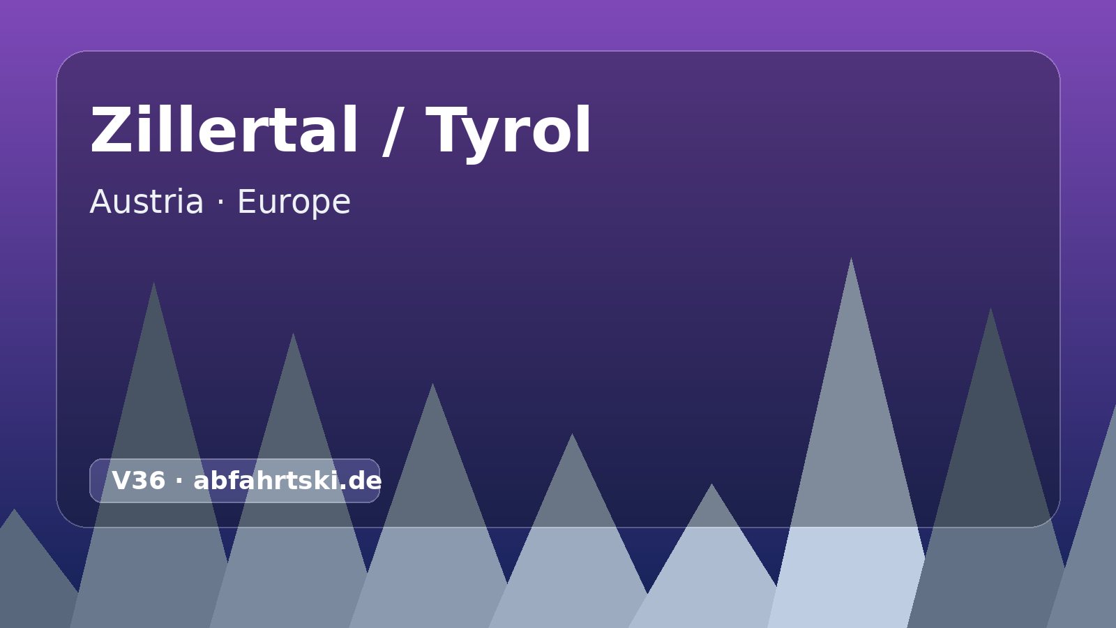 Zillertal / Tyrol